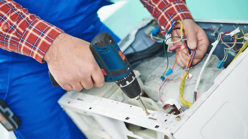 Körfez Vestfrost Vestfrost çamaşır makinesi kart tamiri – Su almama arızası orijinal parça ile giderildi. - Teknik servis örneği